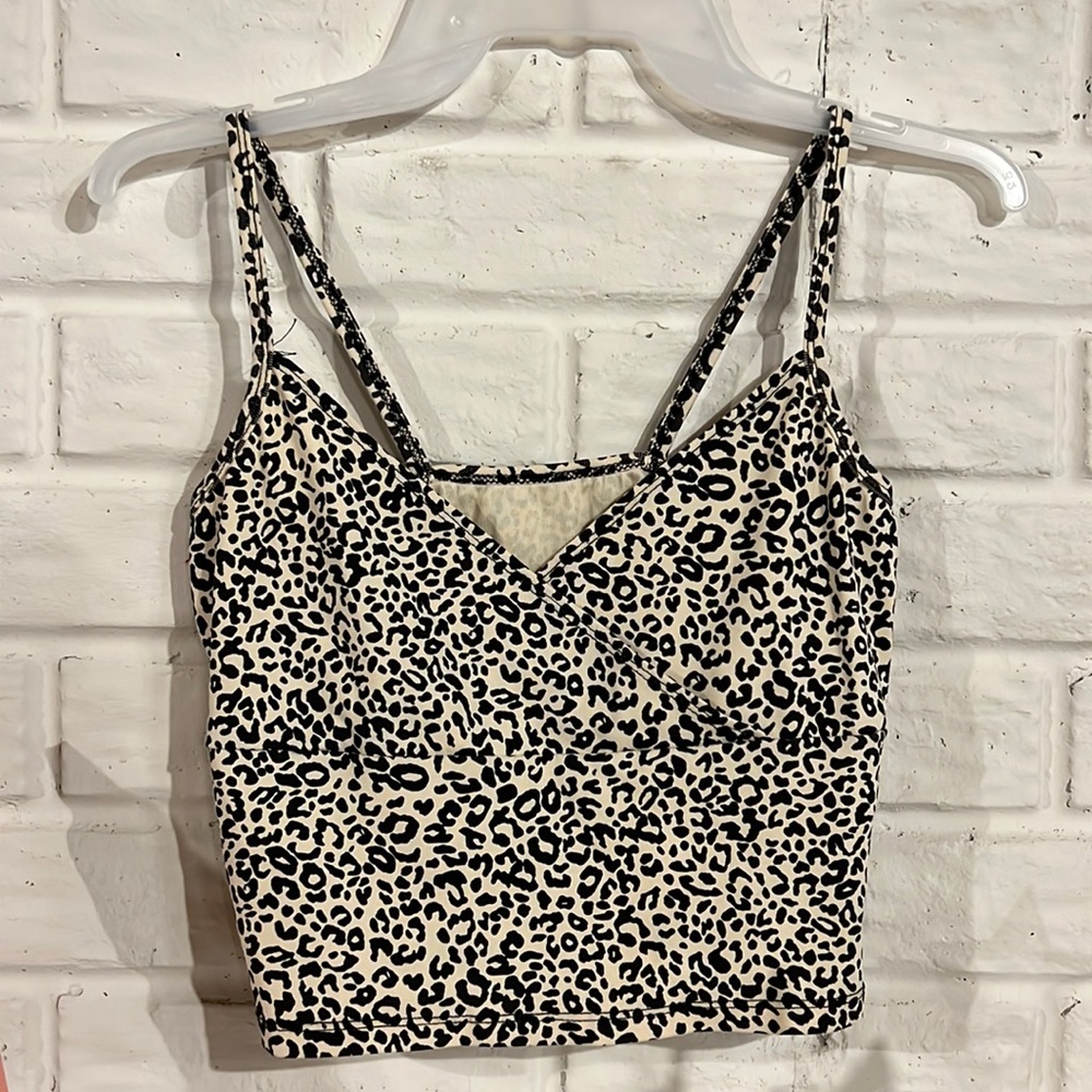Leopard print tank top